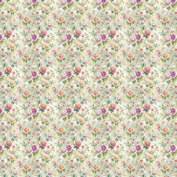 Colorful Floral Wallpaper 1:12
