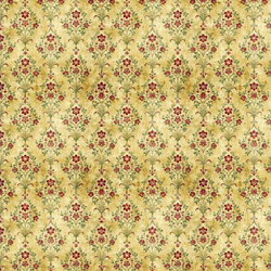 Vintage Flowers Wallpaper 1:12