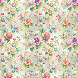 colorful floral wallpaper Image