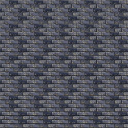 Navy Blue Gold Brick 1:24