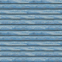 Old Blue Wooden Exterior Siding 1:12