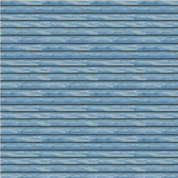 Old Blue Wooden Exterior Siding 1:24