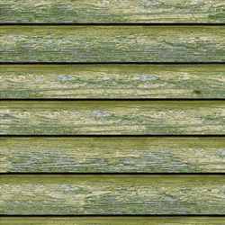 green siding