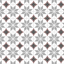 Grey Black Geometric Tile Image 1:12