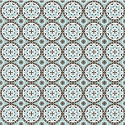 Blue Ornate Tile Image 1:12
