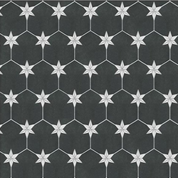 Bathroom Star Hexagon Tile Image 1:12