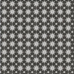 White Star on Black Tile Image 1:24