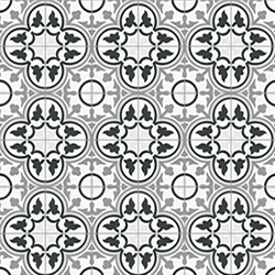 black gray Hall Tile 