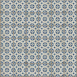Old Blue White Kitchen Tile 1:12
