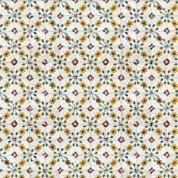 Old Damaged Floral Kitchen Wall Tile