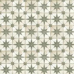 Old Sage Star  Bathroom Tile 1:12