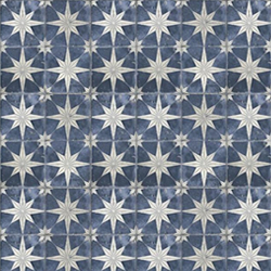 Old White Star Kitchen Wall Tile 1:12