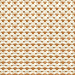 Old Brown Star Bathroom Tile 1:24