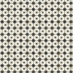Old Black Star Bathroom Tile 1:24
