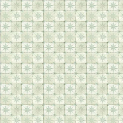 Old Green Star Bathroom Tile 1:24