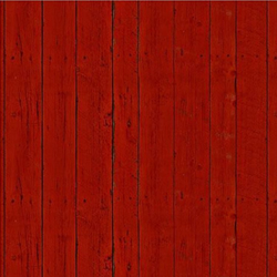 Rustic Red Plank Wood Flooring 1:12