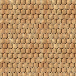 Old Scalloped Roofing 1:24