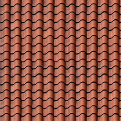 Half Round Roof Tile 1:24