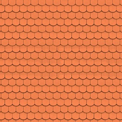 Scallop Roof Tile 1:48