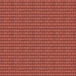 Clay Roof Tile 1:96