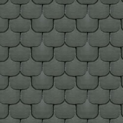 Scallop roof tile