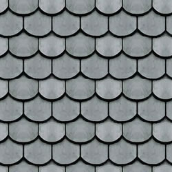 Scallop roof tile