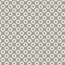 Yellow Grey Patterned Victorian Floor Tile 1:12