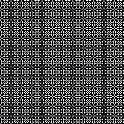 Black White Patterned Victorian Floor Tile 1:24