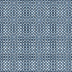 Black White Blue Patterned Victorian Floor Tile 1:48
