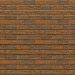 Brown Rectangle Wood Wall Cladding 1:12