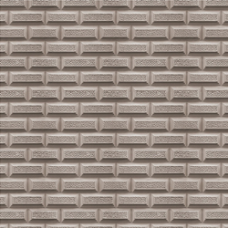 Taupe Rectangle Wall Stone Cladding 1:12