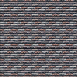 Red White Wall Stone Cladding 1:48