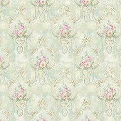 Bouquet with Chain Wallpaper Design