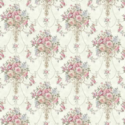 Bouquet with Chain Wallpaper Design