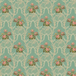 Vintage Damascus Wallpaper Design